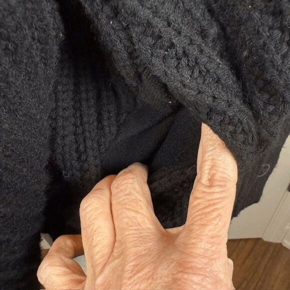 NWT Jason Woo Wool Cashmere Ribbed Button Front Cardigan Jacket Size Medium - Picture 3 of 10